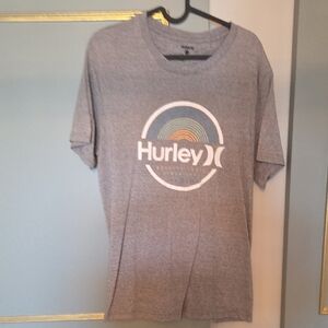 Hurley Heather Gray Logo Tee